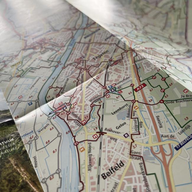 Fiets- en wandelrotues Noord- en Midden-Limburg